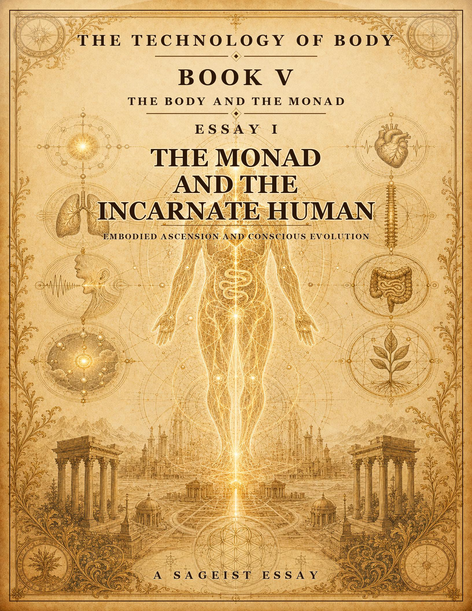 Book V &middot; Essay I — The Monad and the Incarnate Human, cover plate