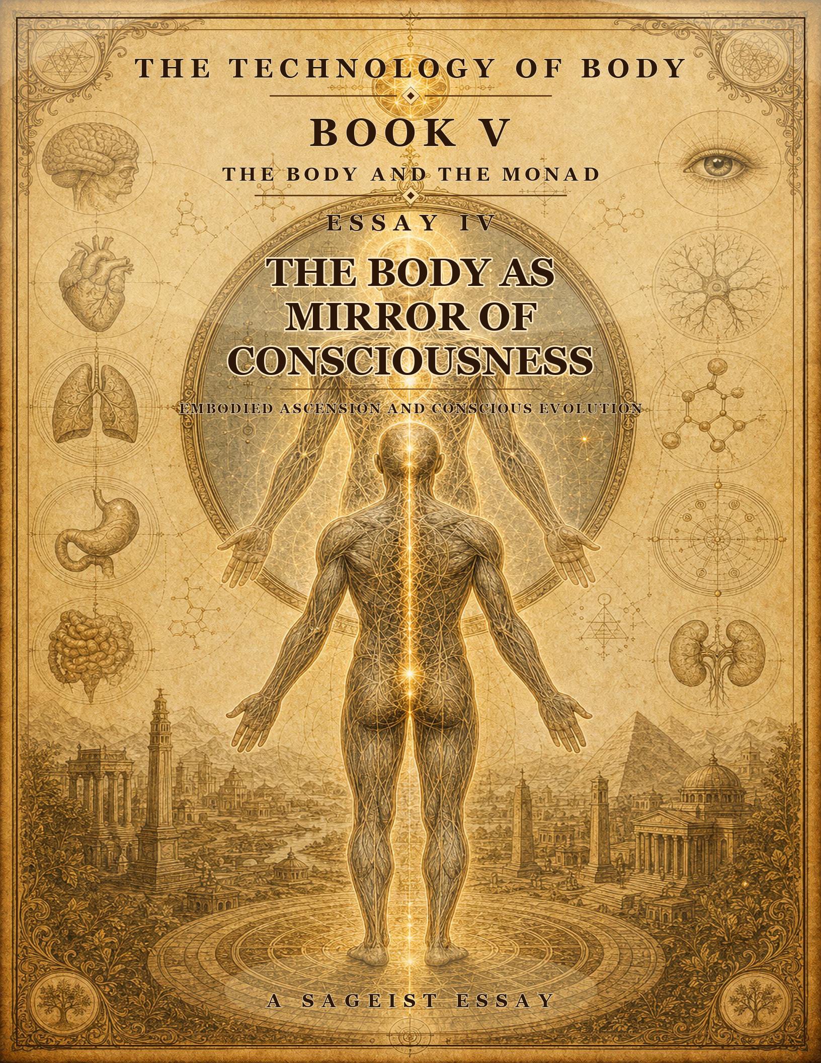 Book V &middot; Essay IV — The Body as Mirror of Consciousness, cover plate