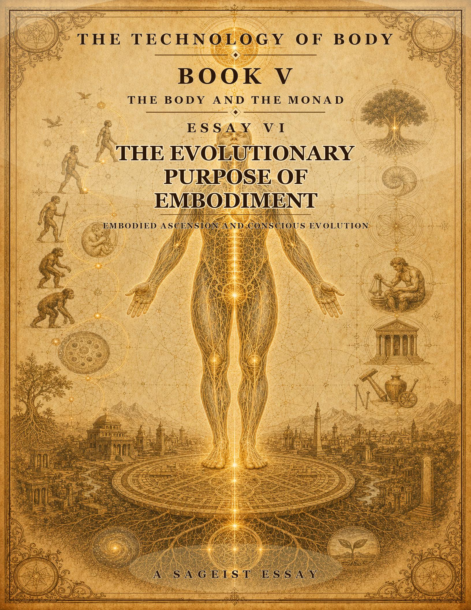Book V &middot; Essay VI — The Evolutionary Purpose of Embodiment, cover plate
