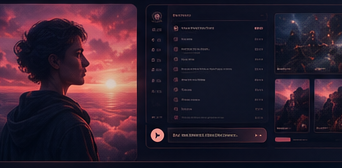 Preview of the poetic library interface